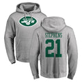 Choea NY.Jets #21 Brandon Stephens Player Gray LOGO Pullover Hoodies Limited Game Stitched Jerseys