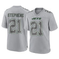 Choea NY.Jets #21 Brandon Stephens Player Gray Limited Atmosphere Fashion Home Game Stitched Jerseys