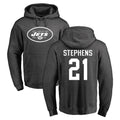 Choea NY.Jets #21 Brandon Stephens Player Gray Pullover Hoodies Limited Game Stitched Jerseys