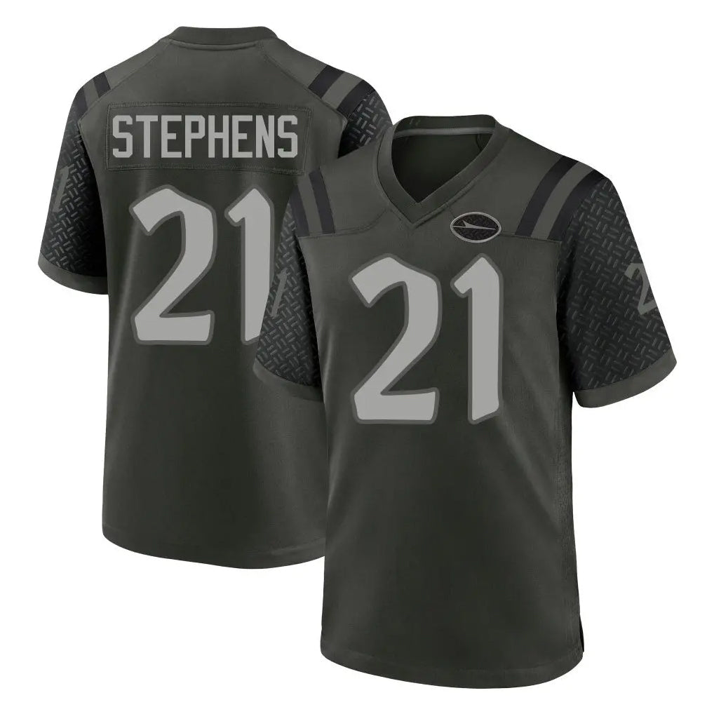 Choea NY.Jets #21 Brandon Stephens Player Green 2025 Rivalries Collection Home Game Stitched Jerseys