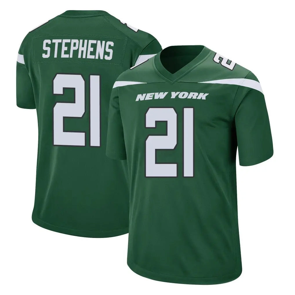 Choea NY.Jets #21 Brandon Stephens Player Green Home Game Stitched Jerseys