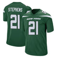 Choea NY.Jets #21 Brandon Stephens Player Green Home Game Stitched Jerseys