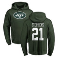 Choea NY.Jets #21 Brandon Stephens Player Green LOGO Pullover Hoodies Limited Game Stitched Jerseys