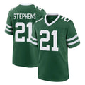 Choea NY.Jets #21 Brandon Stephens Player Green Legacy Home Game Stitched Jerseys