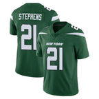 Choea NY.Jets #21 Brandon Stephens Player Green Limited Vapor Home Game Stitched Jerseys