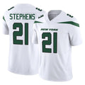 Choea NY.Jets #21 Brandon Stephens Player White Limited Vapor F.U.S.E. Home Game Stitched Jerseys