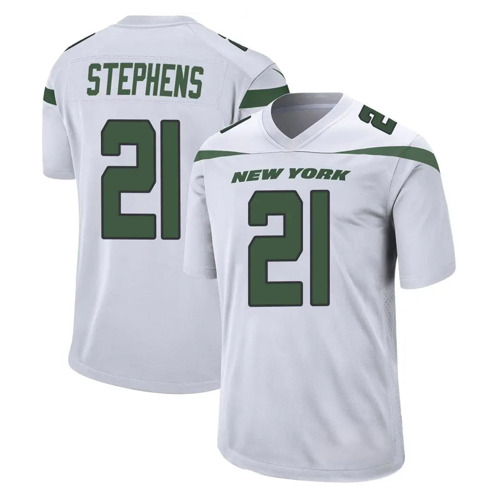 Choea NY.Jets #21 Brandon Stephens Player White Spotlight Home Game Stitched Jerseys