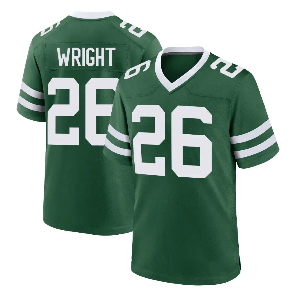 Choea NY.Jets #26 Nahshon Wright Player Green Legacy Home Game Stitched Jerseys