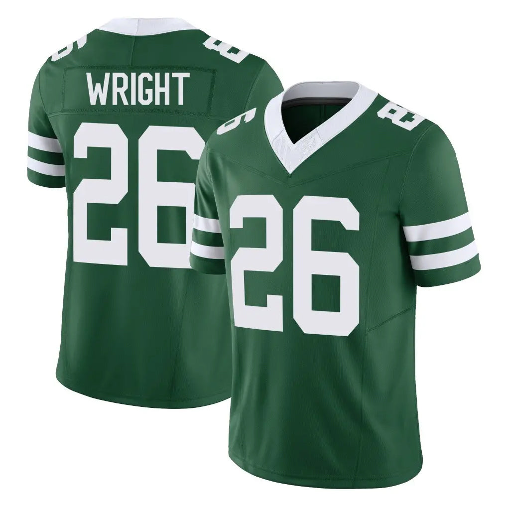 Choea NY.Jets #26 Nahshon Wright Player Green Legacy Limited Vapor F.U.S.E. Home Game Stitched Jerseys