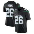 Choea NY.Jets #26 Nahshon Wright Player Stealth Black Limited Vapor Home Game Stitched Jerseys