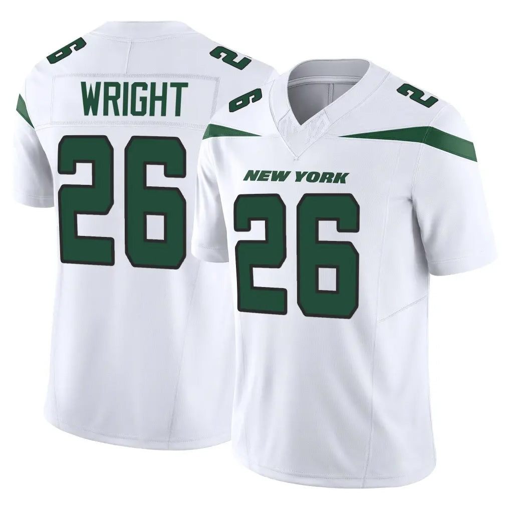 Choea NY.Jets #26 Nahshon Wright Player White Limited Vapor F.U.S.E. Home Game Stitched Jerseys