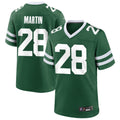 Choea NY.Jets #28 Curtis Martin Player Green Home Game Stitched Jerseys