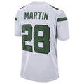 Choea NY.Jets #28 Curtis Martin Player White Game Stitched Jerseys