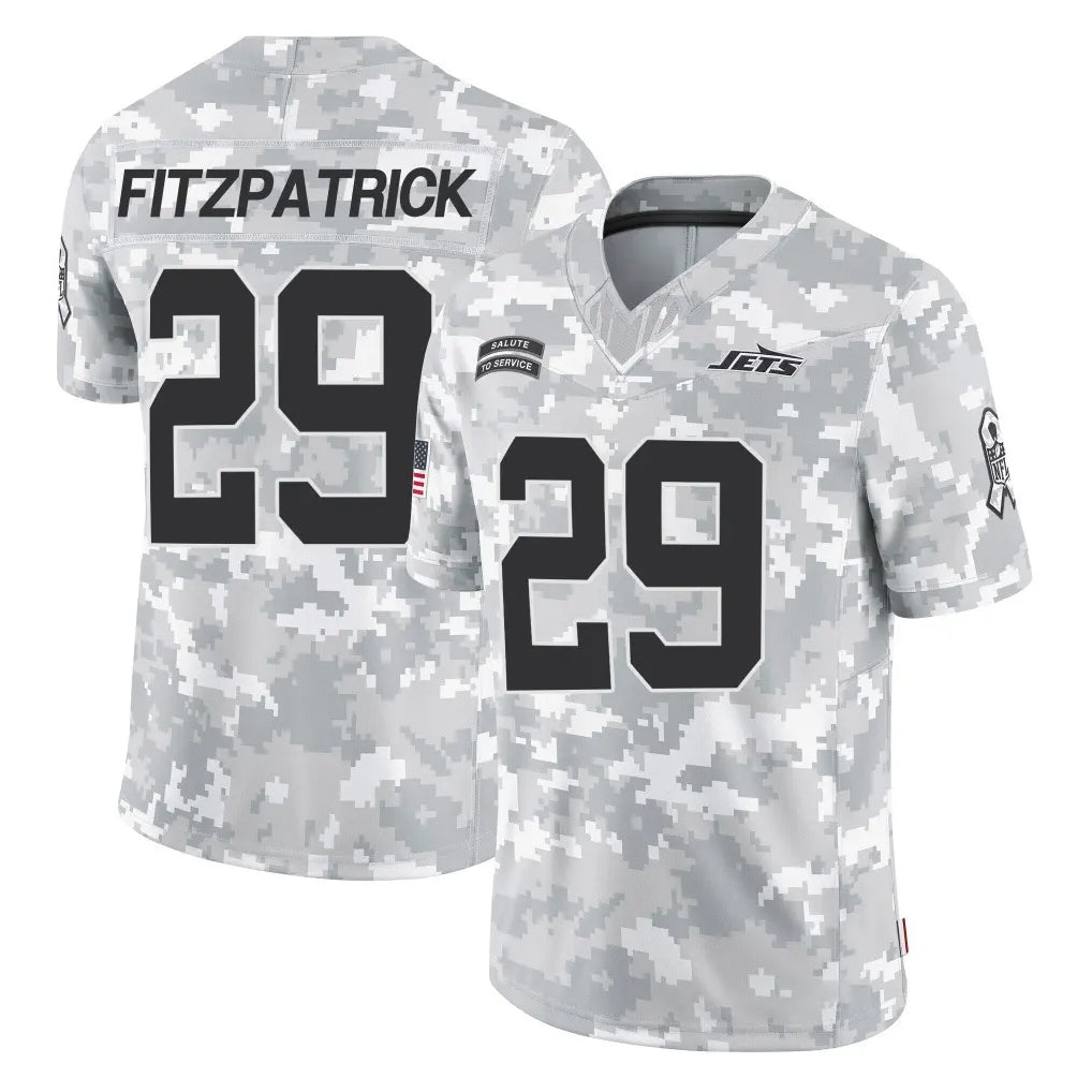 Choea NY.Jets #29 Minkah Fitzpatrick Player Arctic Camo Salute to Service Limited Game Stitched Jerseys