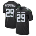 Choea NY.Jets #29 Minkah Fitzpatrick Player Stealth Black Home Game Stitched Jerseys