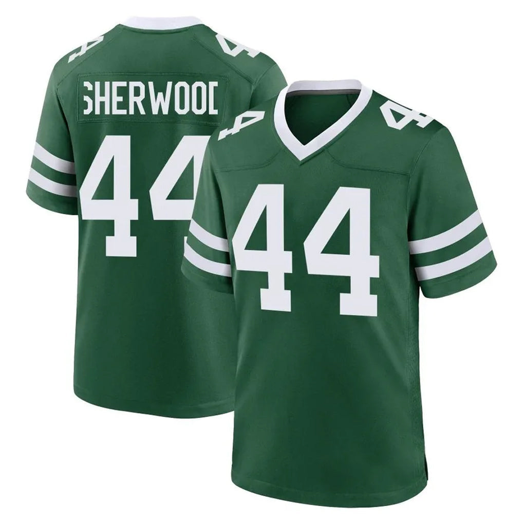 Choea NY.Jets #44 Jamien Sherwood Player Green Legacy Home Game Stitched Jerseys