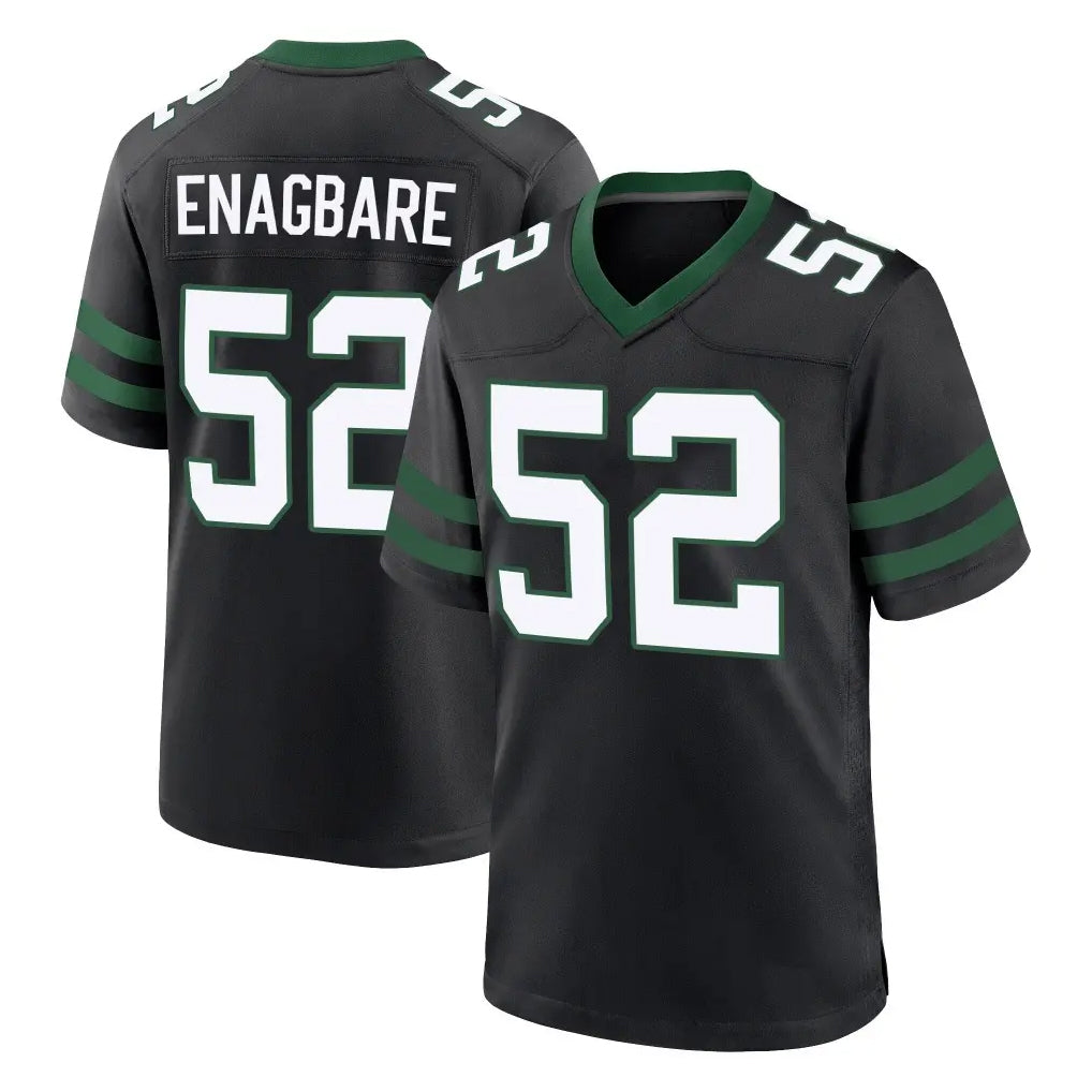 Choea NY.Jets #52 Kingsley Enagbare Player Black Legacy Home Game Stitched Jerseys
