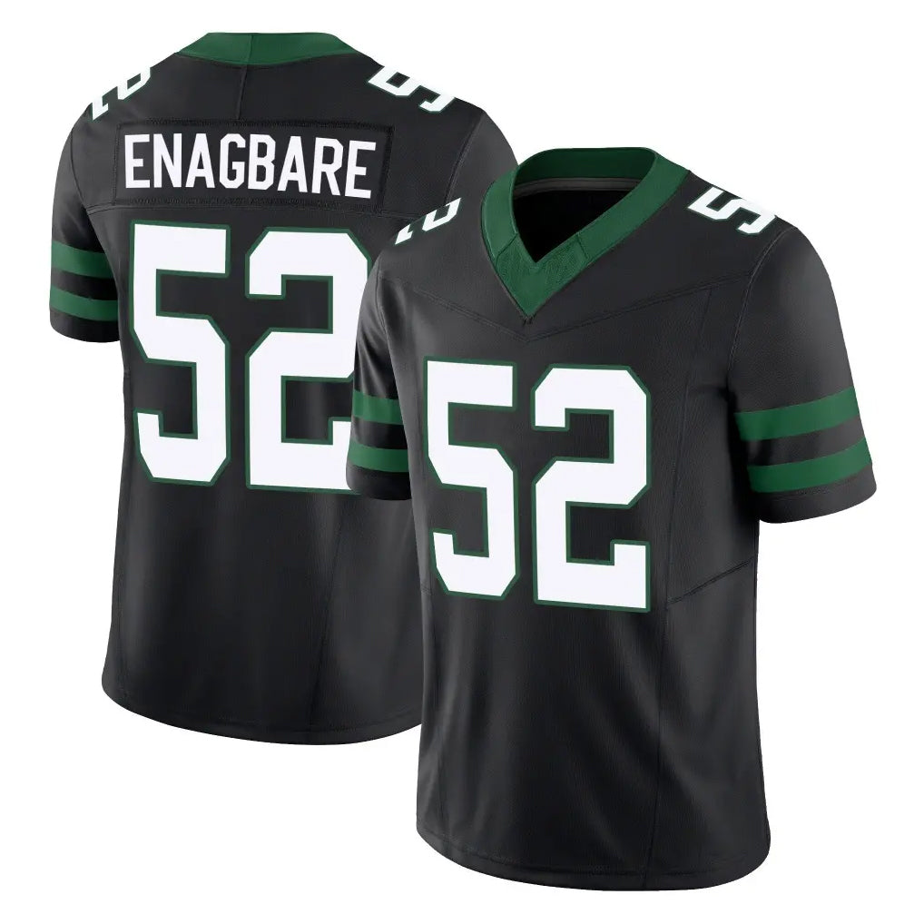 Choea NY.Jets #52 Kingsley Enagbare Player Black Limited Legacy Vapor F.U.S.E. Home Game Stitched Jerseys
