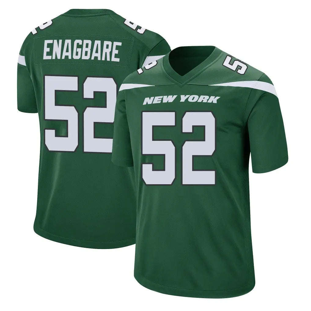 Choea NY.Jets #52 Kingsley Enagbare Player Green Home Game Stitched Jerseys