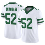 Choea NY.Jets #52 Kingsley Enagbare Player White Legacy Limited Vapor F.U.S.E. Home Game Stitched Jerseys