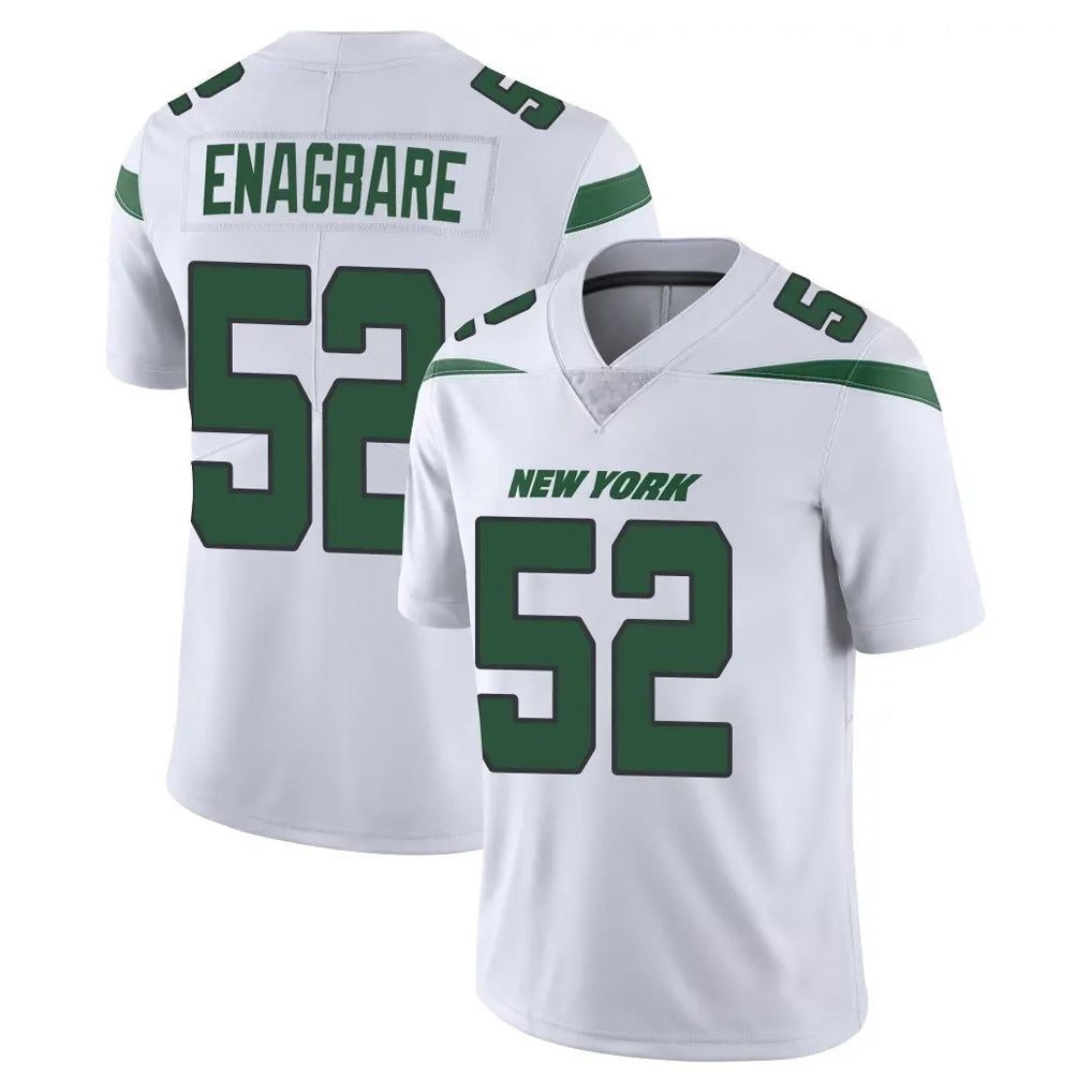 Choea NY.Jets #52 Kingsley Enagbare Player White Spotlight Limited Vapor Home Game Stitched Jerseys