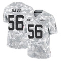 Choea NY.Jets #56 Demario Davis Player Arctic Camo Salute to Service Limited Game Stitched Jerseys