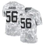 Choea NY.Jets #56 Demario Davis Player Arctic Camo Salute to Service Limited Game Stitched Jerseys
