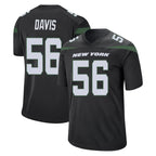 Choea NY.Jets #56 Demario Davis Player Stealth Black Home Game Stitched Jerseys