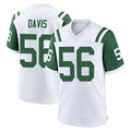 Choea NY.Jets #56 Demario Davis Player White Classic Home Game Stitched Jerseys