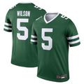 Choea NY.Jets #5 Garrett Wilson Legacy Green Legend Jersey Stitched American Stitched Jersey