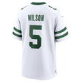 Choea NY.Jets #5 Garrett Wilson Legacy White Game Jersey Stitched American Stitched Jerseys