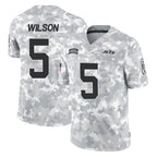 Choea NY.Jets #5 Garrett Wilson Player Arctic Camo Salute to Service Limited Game Stitched Jerseys