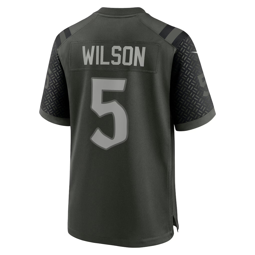 Choea NY.Jets #5 Garrett Wilson Player Gotham Green Rivalries Collection Game Stitched Jerseys