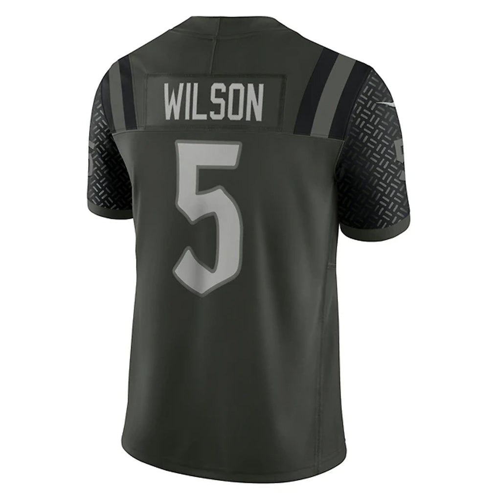 Choea NY.Jets #5 Garrett Wilson Player Gotham Green Vapor F.U.S.E. Limited Stitched Jerseys