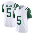 Choea NY.Jets #5 Garrett Wilson Player White Limited Classic Vapor F.U.S.E. Home Game Stitched Jerseys