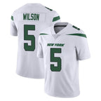 Choea NY.Jets #5 Garrett Wilson Player White Spotlight Limited Vapor Home Game Stitched Jerseys