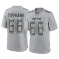 Choea NY.Jets #66 Joe Tippmann Player Gray Limited Atmosphere Fashion Home Game Stitched Jerseys