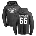 Choea NY.Jets #66 Joe Tippmann Player Gray Pullover Hoodies Limited Game Stitched Jerseys