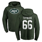 Choea NY.Jets #66 Joe Tippmann Player Green LOGO Pullover Hoodies Limited Game Stitched Jerseys
