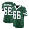Choea NY.Jets #66 Joe Tippmann Player Green Legacy Limited Vapor F.U.S.E. Home Game Stitched Jerseys
