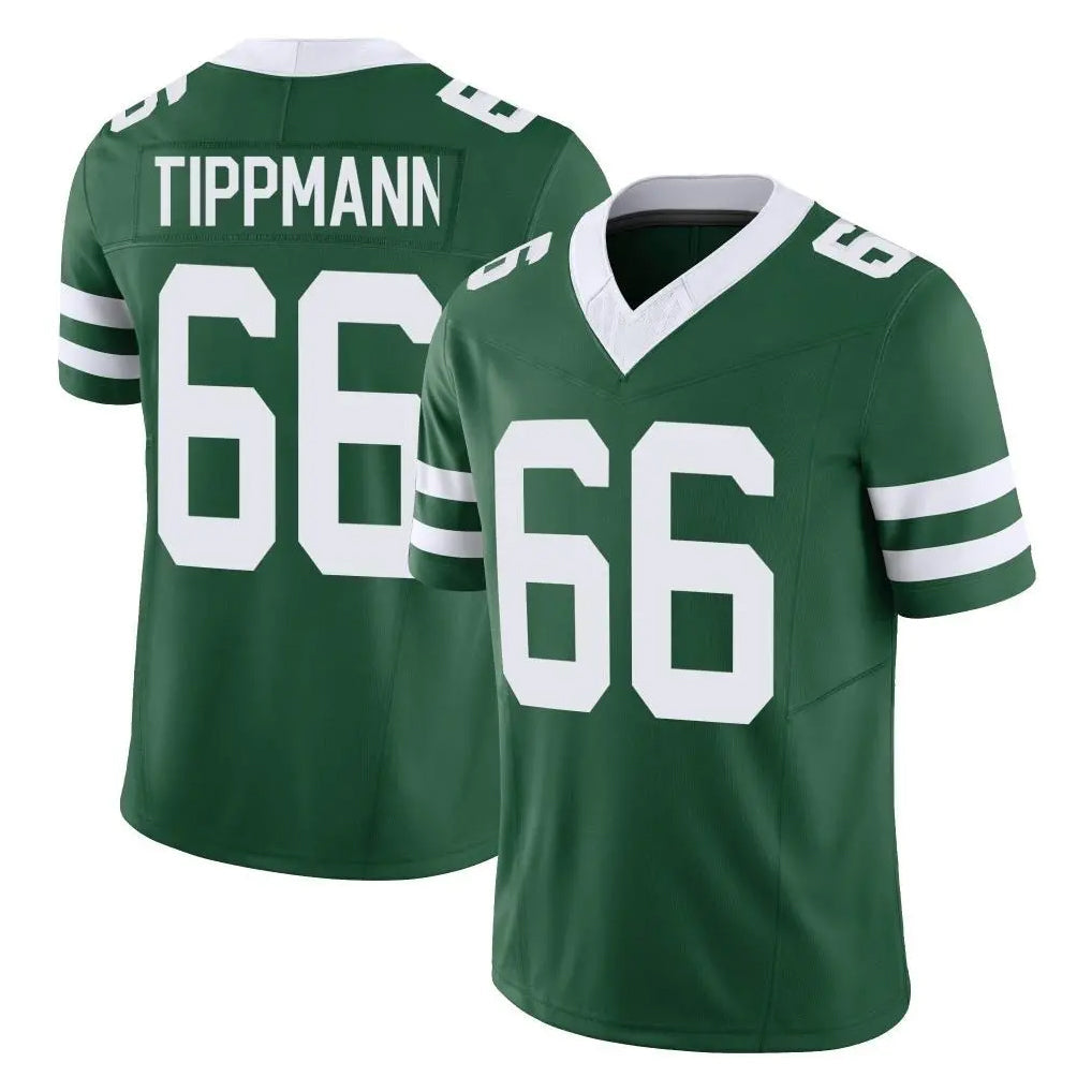Choea NY.Jets #66 Joe Tippmann Player Green Legacy Limited Vapor F.U.S.E. Home Game Stitched Jerseys