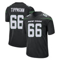 Choea NY.Jets #66 Joe Tippmann Player Stealth Black Home Game Stitched Jerseys
