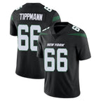 Choea NY.Jets #66 Joe Tippmann Player Stealth Black Limited Vapor Home Game Stitched Jerseys