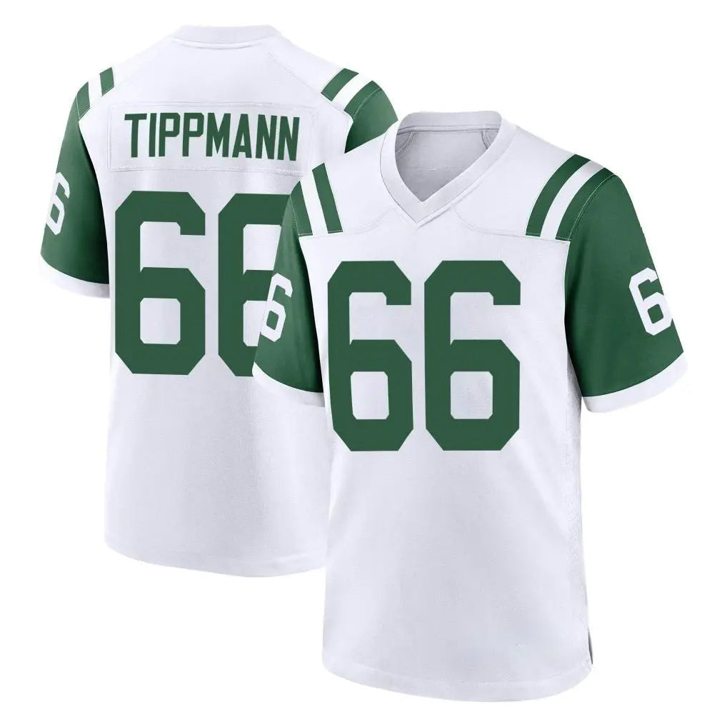 Choea NY.Jets #66 Joe Tippmann Player White Classic Home Game Stitched Jerseys
