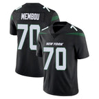 Choea NY.Jets #70 Armand Membou Player Stealth Black Limited Vapor Home Game Stitched Jerseys