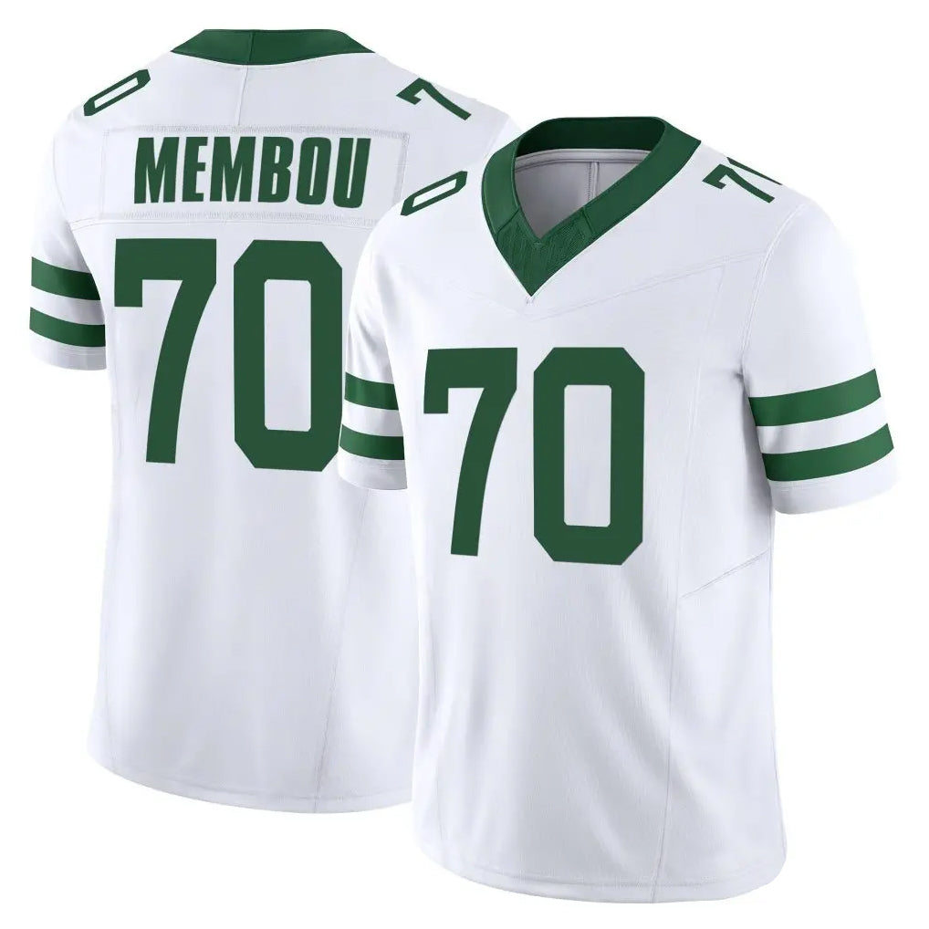 Choea NY.Jets #70 Armand Membou Player White Legacy Limited Vapor F.U.S.E. Home Game Stitched Jerseys