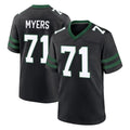 Choea NY.Jets #71 Josh Myers Player Black Legacy Home Game Stitched Jerseys
