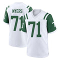 Choea NY.Jets #71 Josh Myers Player White Classic Home Game Stitched Jerseys
