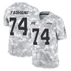 Choea NY.Jets #74 Olu Fashanu Player Arctic Camo Salute to Service Limited Game Stitched Jerseys