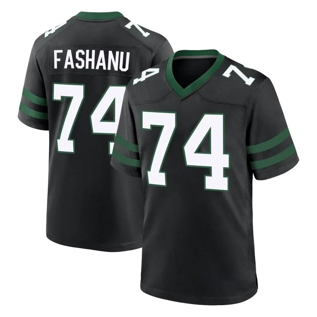 Choea NY.Jets #74 Olu Fashanu Player Black Legacy Home Game Stitched Jerseys